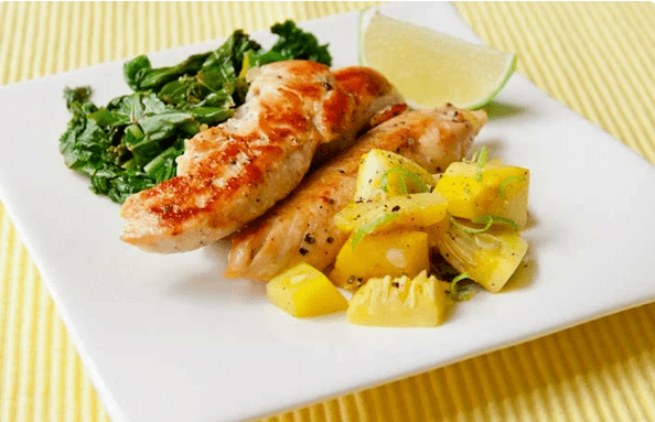 Servir sur une petite assiette