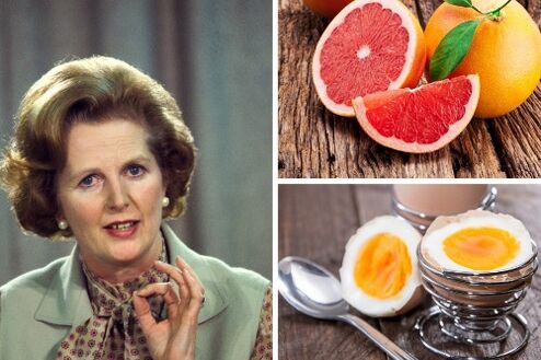 Margaret Thatcher et la nourriture diététique Maggi